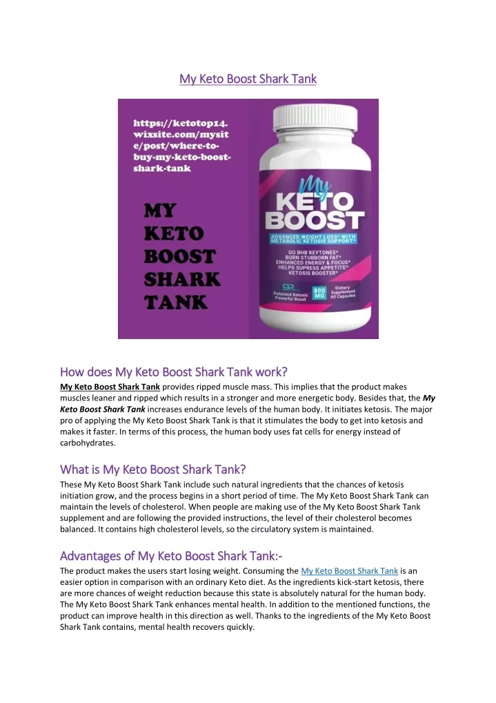 my keto boost shark tank my keto boost shark tank