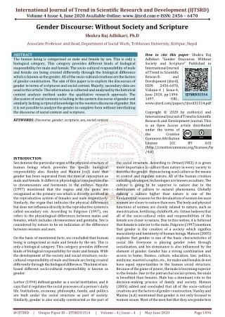 international journal of trend in scientific