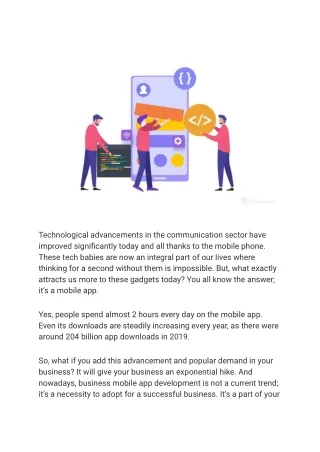 technological advancements in the communication