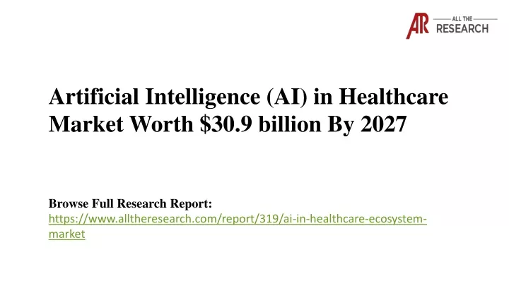 artificial intelligence ai in healthcare market