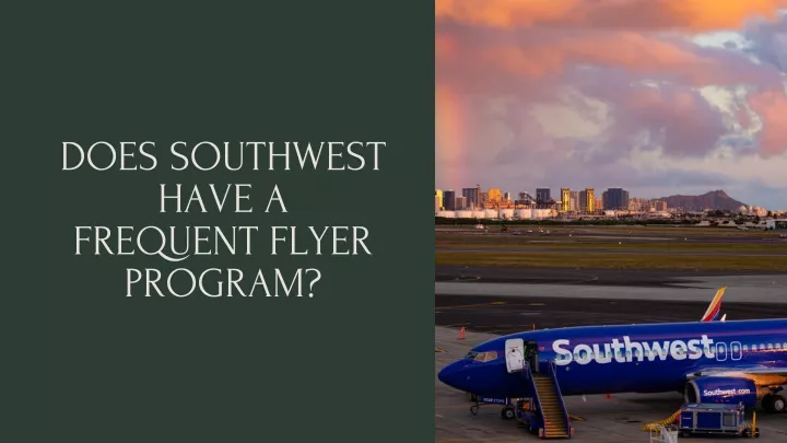 does southwest have a frequent flyer program
