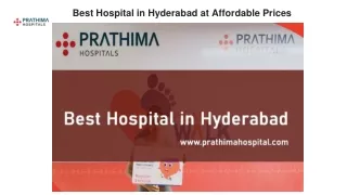 Best Hospital in Hyderabad at Affordable Prices