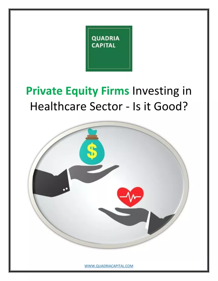 private equity firms investing in healthcare