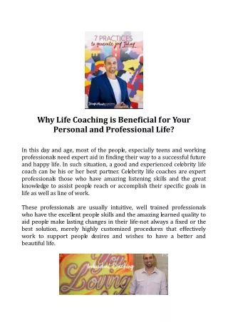 Why Life Coaching is Beneficial for Your Personal and Professional Life?