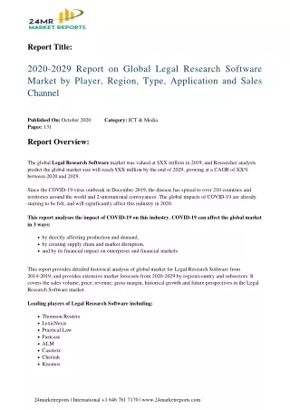 report title