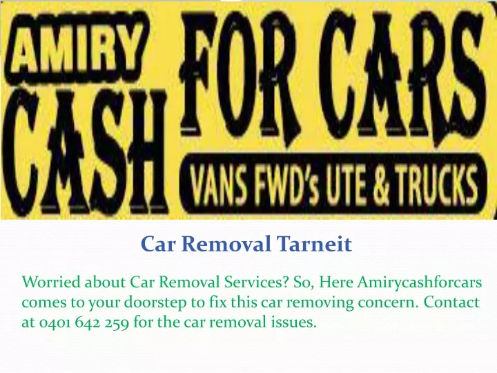 car removal tarneit