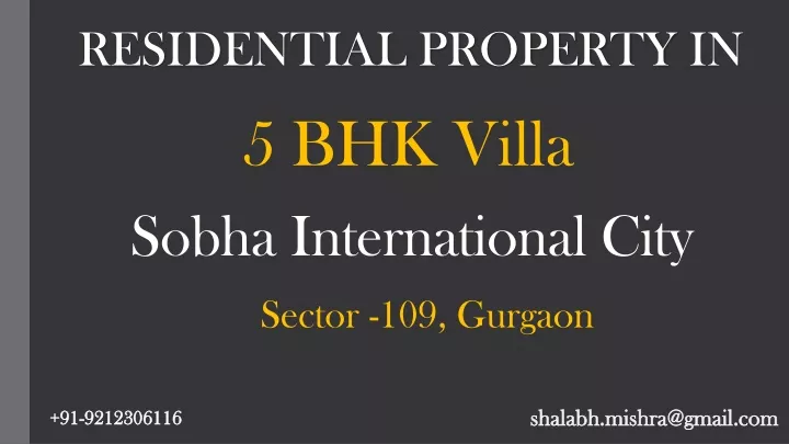 sobha international city