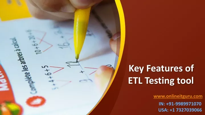 key features of etl testing tool