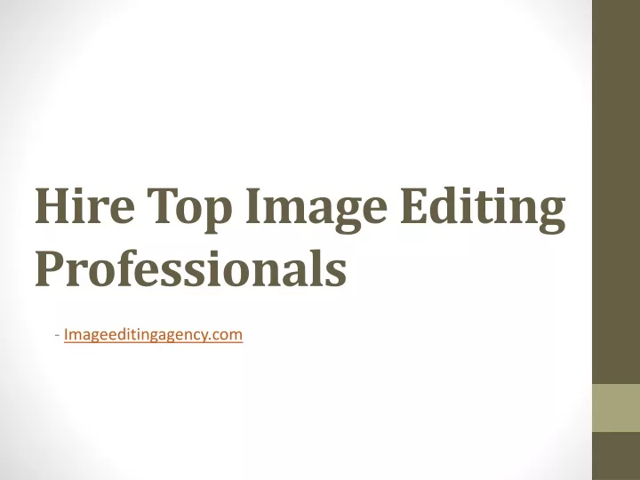 hire top image editing professionals