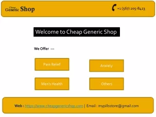 Cheaf Generic shops