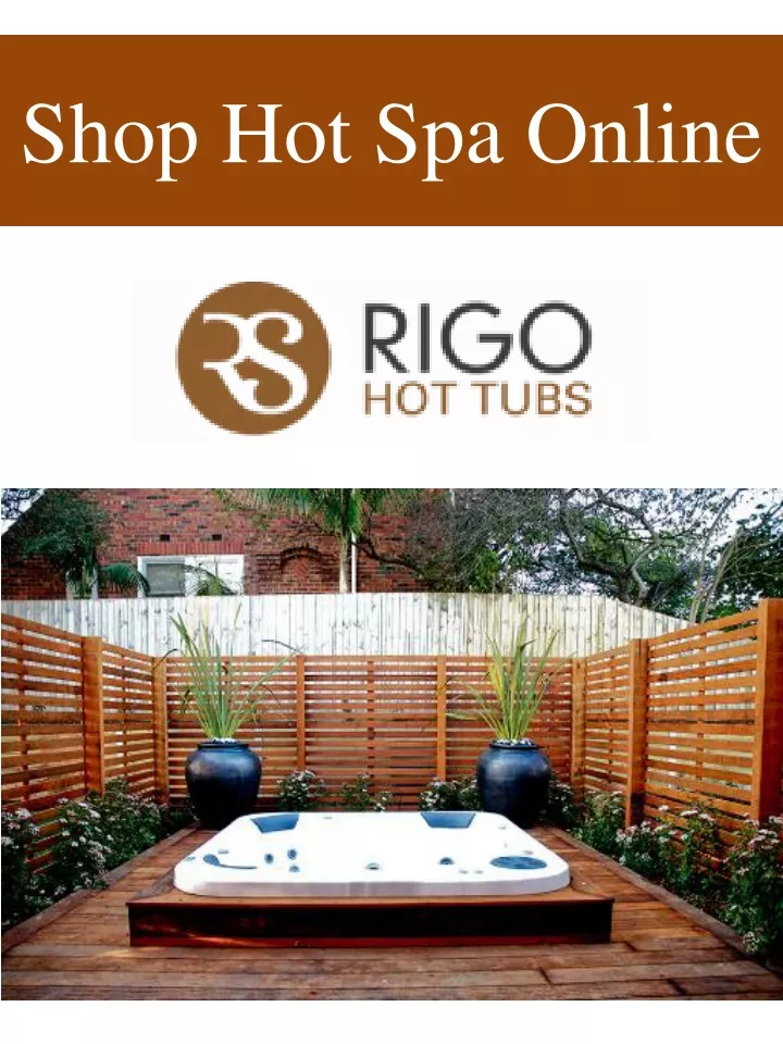 shop hot spa online