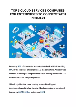 top 5 cloud services companies for enterprises