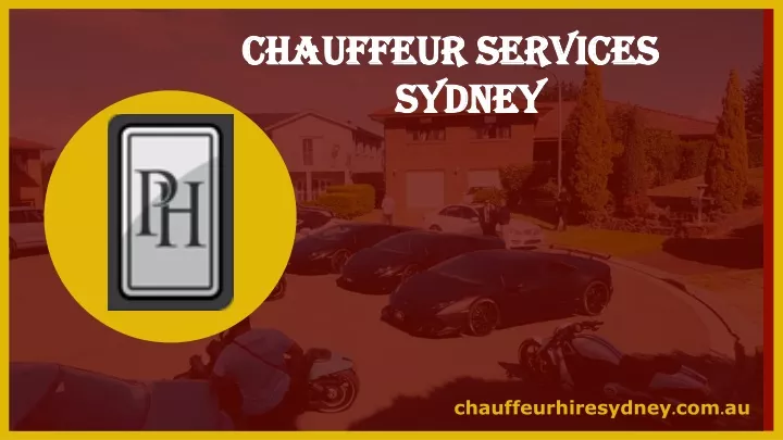 chauffeur services sydney