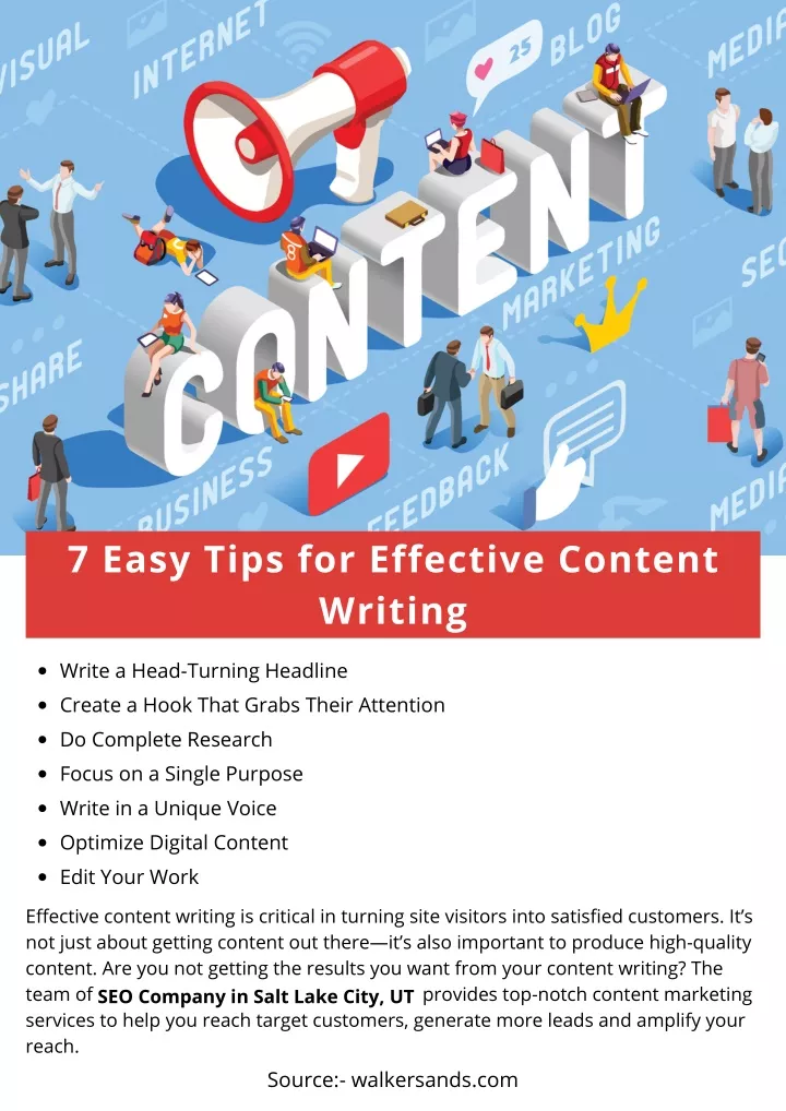 7 easy tips for effective content writing