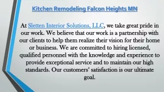 Kitchen Remodeling Falcon Heights MN