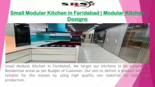 Small Modular Kitchen in Faridabad | Modular Kitchen Designs