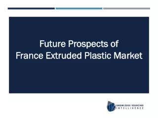 Comprehensive Report On France Extruded Plastic Market