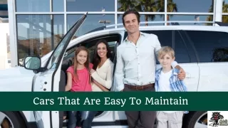 Cars That Are Easy To Maintain