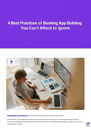 4 Exciting Best Practices in Booking App Development