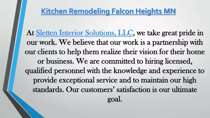 kitchen remodeling falcon heights mn