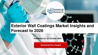Exterior Wall Coatings Market Insights and Forecast to 2026