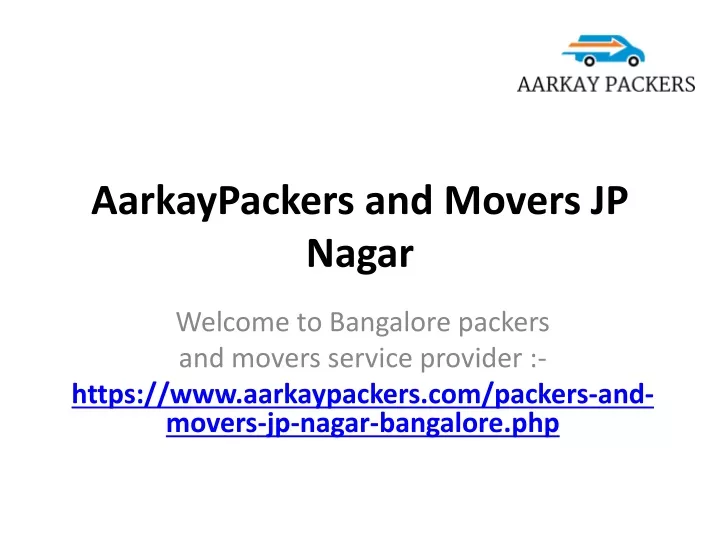 a arkaypackers and movers jp nagar