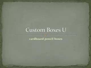 custom boxes u