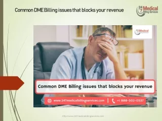 Common DME Billing issues that blocks your revenue