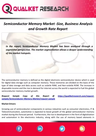 semiconductor memory market size business