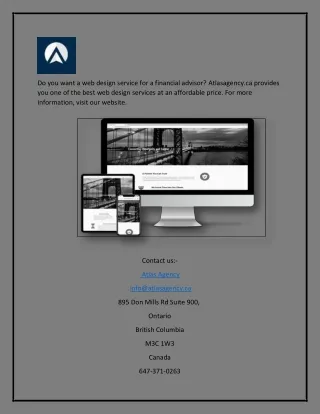 do you want a web design service for a financial