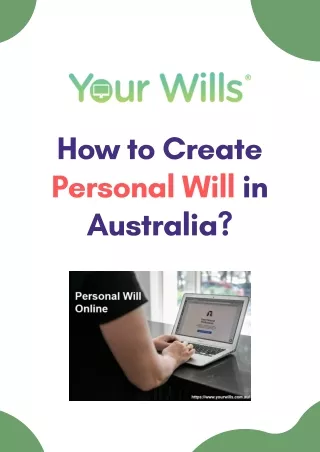How to Create Personal Will in Australia?