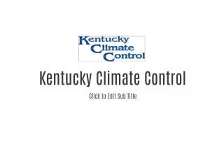 Kentucky Climate Control