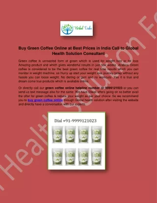 Buy Green Cofffe Bean Online Pack of 3 Green Coffee Online at Best Price in India