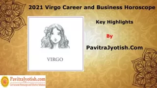 2021 Virgo Career and Business Horoscope