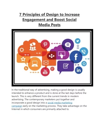 7 Principles of Design to Increase Engagement and Boost Social Media Posts