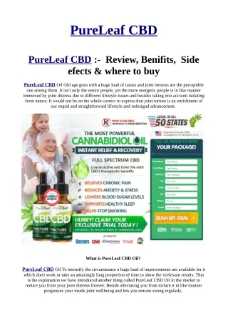 World Class Tools Make PureLeaf CBD Push Button Easy