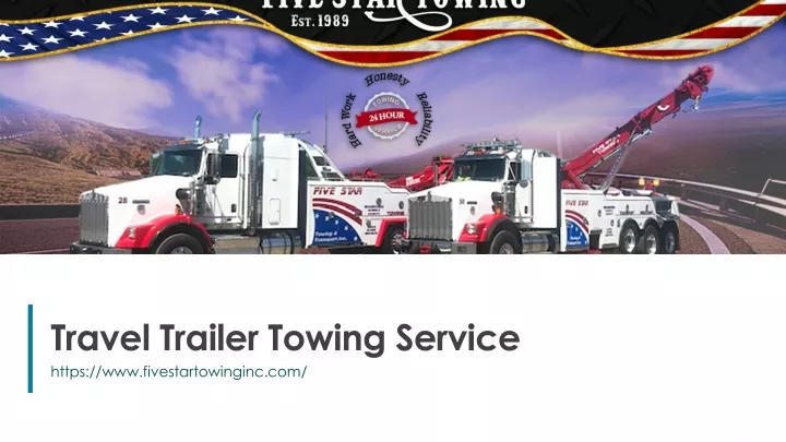 travel trailer towing service