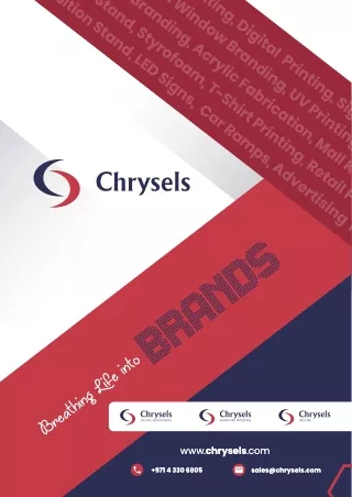 Chrysels Product Brochure
