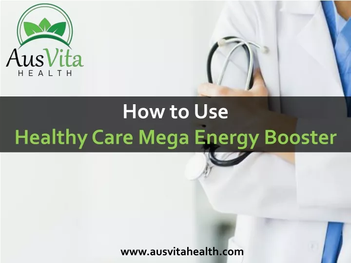 how to use healthy care mega energy booster