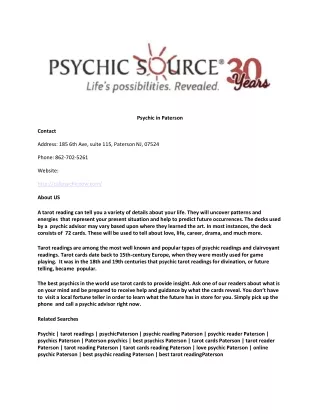 Psychic in Paterson