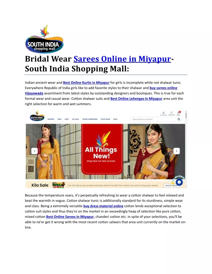bridal wear sarees online in miyapur south india