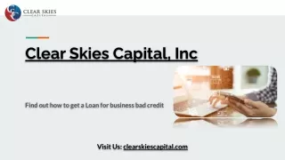 clear skies capital inc