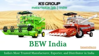 BEW India | Paddy Straw Chopper