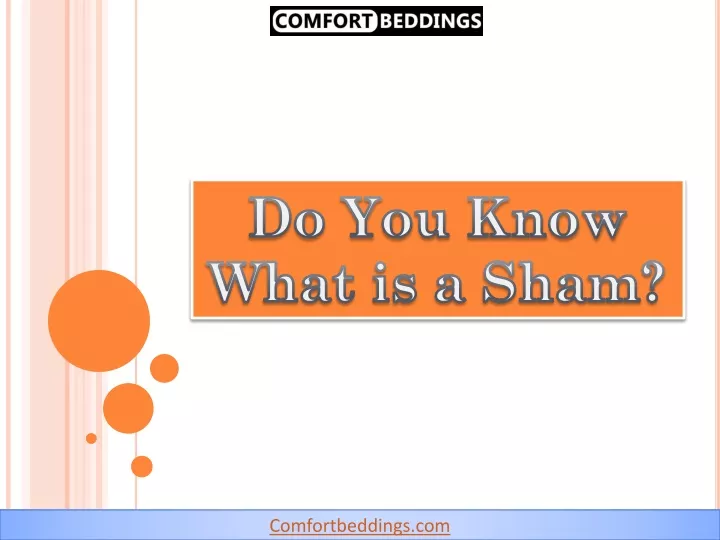 do you know what is a sham