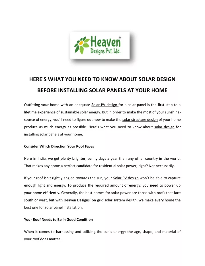 here s what you need to know about solar design