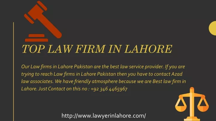 top law firm in lahore