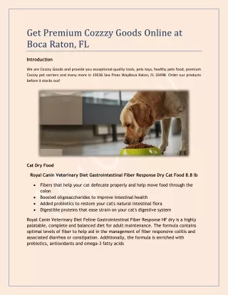 Get Premium Cozzzy Goods Online at Boca Raton, FL