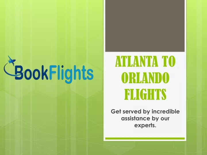 atlanta to orlando flights