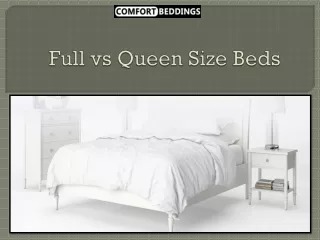 Full vs Queen Size Beds