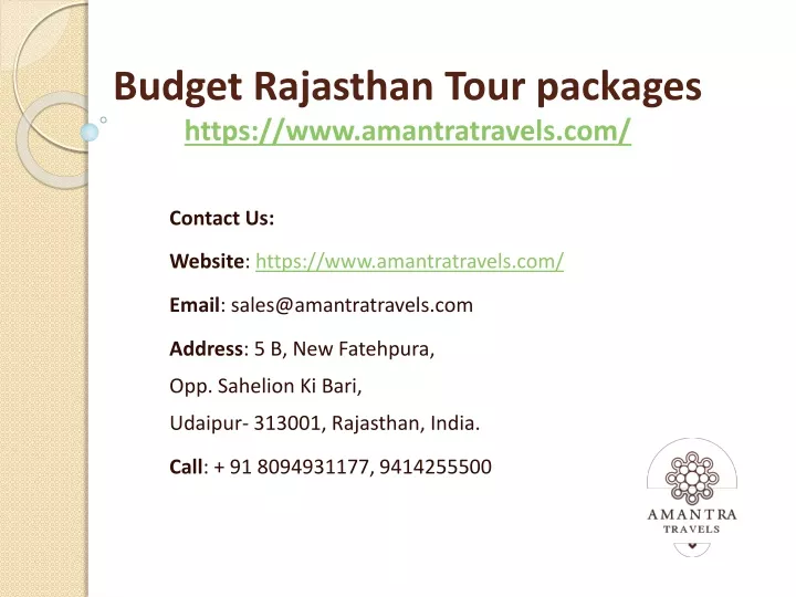 budget rajasthan tour packages https www amantratravels com